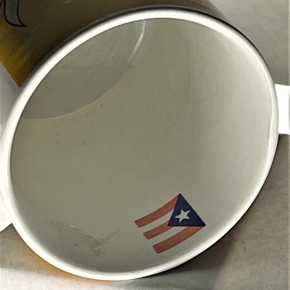 PUERTO RICO Standard Coffee MUG Tropical Fish Graphics Flag outside/inside China - Picture 6 of 7